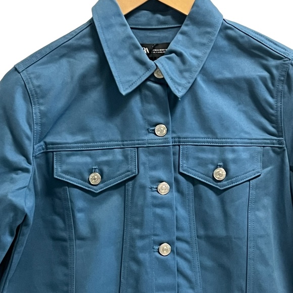 Zara Button Down Retro Vibe Mini Dress Medium - Picture 5 of 9